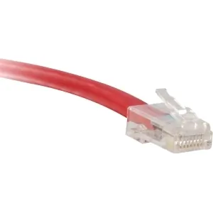 Enet C5E-RD-NB-7-ENC Cat5e Red 7ft No Boot Patch Cable