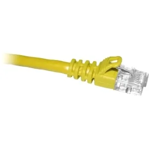 Enet C5E-YL-50-ENC Cat5e Yellow 50ft Molded Boot Patch Cbl