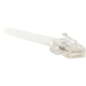 Enet C6-WH-NB-25-ENC Cat6 White 25ft No Boot Patch Cable