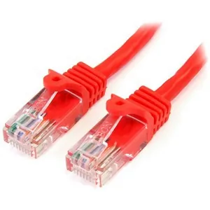 Startech 45PATCH30RD 30 Ft Red Snagless Cat5e Utp Patch Cable - Catego