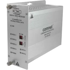 Comnet FVT412M1 4-channel Digitally Encoded Video Transmitter + 2 Bi-d