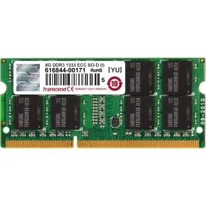 Transcend TS1GSK72V3H-I 8gb 1333mz Ddr3 Sodimm Ecc