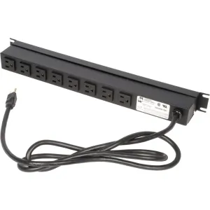 Innovation PS19-R8-15-K Powerstrip 6 Out 15a 6ft Cord