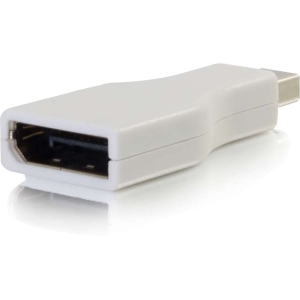 C2g 18409 Displayport Female To Mini Displayport Male Adapter - White