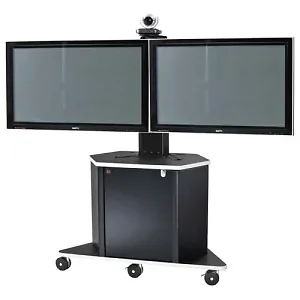 PACKAGE-D | Audio Video Furniture PL3070 Cart with PM-D