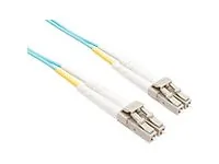 Unirise FJ5GLCLC-09M 9 Meter Om3 10 Gig Fiber Optic Cable, Aqua, Pvc J