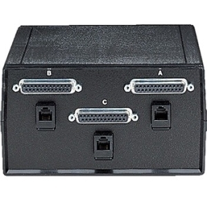 Black SW186A Dual Db25 2-to-1 Manual Desktop