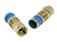 C2g 41078 Rg6 Compression F-type Connector With O-ring - 50pk