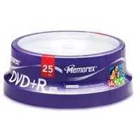 Memorex 05618 Dvd+r, 4.7gb, 16x, 25pk Spindle,