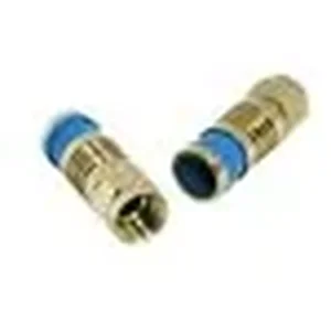 41075 | C2g RG6 Quad Compression F-Type Connector with