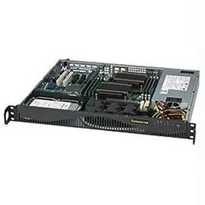 CSE-512F-600LB | Supermicro Black Mini 1U Chassis