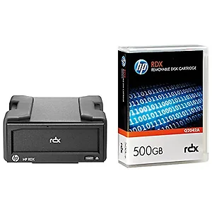 B7B66B | Hp RDX500+ External Backup System - 500GB Portable