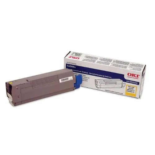 Original Okidata 43324466 Oki Yellow Toner For C6000n, C6000dn, C6050n