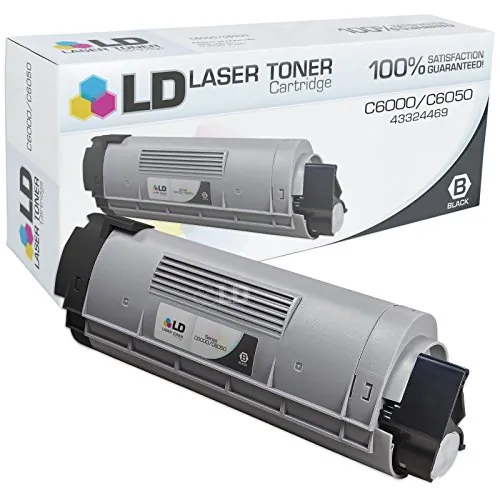 Original Okidata 43324469 Oki Black Toner For C6000n, C6000dn, C6050n,