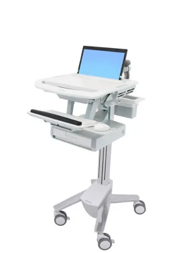 Ergotron SV41-3110-0 Styleview Laptop Cart 1 Drawer