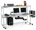 Anthro AC7201FG 72-inch Cart 2-pack In Fog Finish