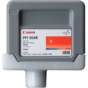 3855B001 | Canon PFI 304R Pigment Red Ink Cartridge