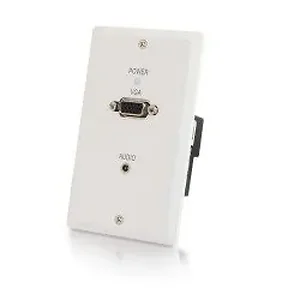 29272 | C2g TruLink VGA & 3.5mm Audio Over Cat5 Wall Plate