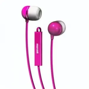 Maxell 190304 Pink Earbuds With Mic