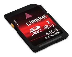 SD10A/64GB | Kingston 64GB SDXC Class 10 High-Speed Memory