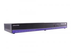 Smartavi DVN-8PROS 8-port Dvi-d Kvm Switch With Usb  Audio Support