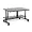 Anthro 48-Inch Wide Anthracite Cart with 2 Shelves and