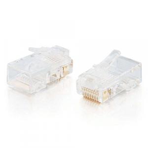 C2g 01939 Rj45 Cat5e Modular Plug For Flat Stranded Cable - 25 Pack