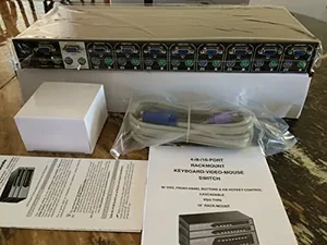 32568 | C2g 8-Port VGA KVM Switch with OSD Control and