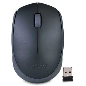 Logitech 910-004940 M170 Wireless Clamshell Mouse - Black Edition