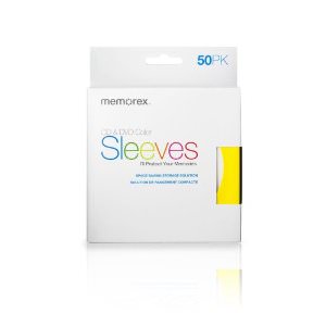 Memorex 01965 Sleeve Cddvd Color Paper 50pk