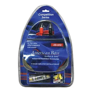 AK8 | American Bass 8 Gauge Amplifier Wiring Kit by