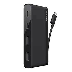 F4U090BTBLK | Belkin USB-C 4-Port Mini Hub (Also Known as