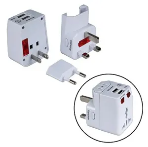 Qvs PA-C4 Premium World Power Travel Adapter Kit With Surge Protection