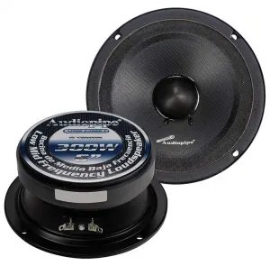 Audiopipe APMB638SBC 6 Mid Range Loud Speaker (sold Each)