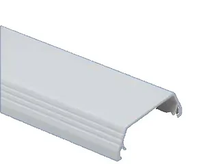 Panduit Panduit Pan-Way T-45 Surface Raceway - 8 ft - Ivory