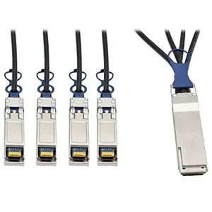 N281-01M-BK | Tripp Lite 40GBE QSFP+ to 10GBE SFP+ Passive