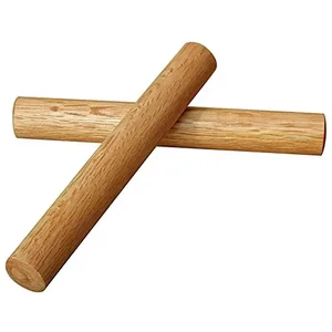 Nippon Labs Zebra Sound 10 Wooden Claves Pair for Musicians