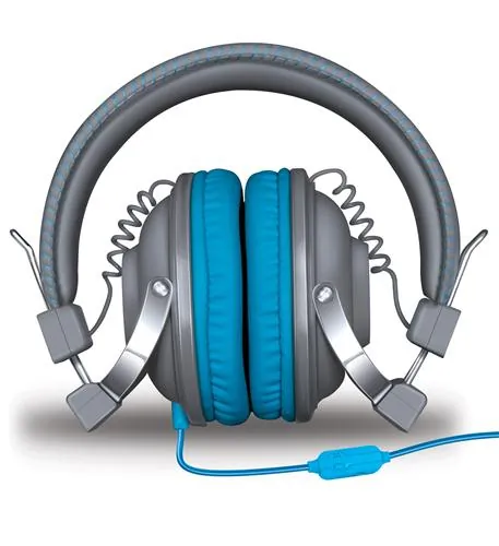 Isound DG-DGHM-5519 Hm-260 Headphones Wmic Gray  Blue