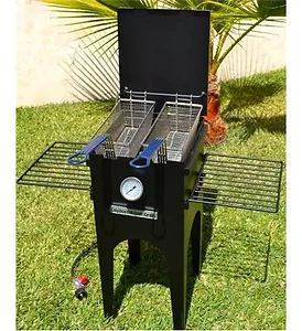 LGU-F-001 | Laguna Heavy-Duty Outdoor Fish Fryer with Dual