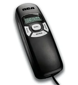 Rca Slim-Line Phone with Caller ID - 1104-1BKGA