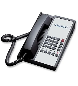 Cetis Teledex Diamond Series Black Telephone with