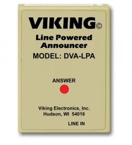 Viking VK-DVA-LPA Phone Line Powered Digital Voice