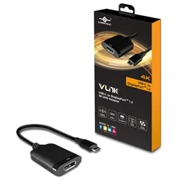 Vantec CB-CU300DP12 Vlink Usb-c To Displayport 1.2 Active Adapter - 4k