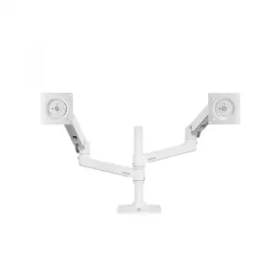 Ergotron 45-492-216 Lx Dual Stacking Arm (white).fully Adjustable Side