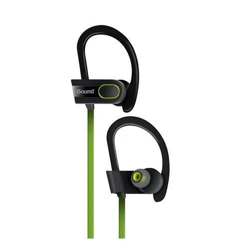 Isound DG-DGHP-5626 Sport Tone Dynamic Bt Earbuds Greenblk