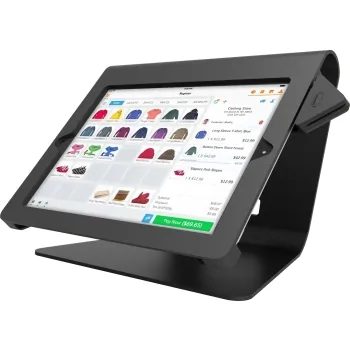 Compu-lock 250MNPOSB Nollie Ipad Mini Kiosk Nollie   Ipad Pos Stand Bl