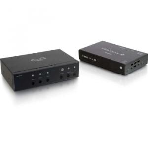 C2g 29309 Hdmi And Vga + Stereo Audio Hdbaset Over Cat5 Extender Trans