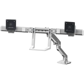 Ergotron 45-476-026 Hx Desk Dual Monitor Arm Polished Aluminum