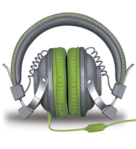 Isound DG-DGHM-5517 Hm-260 Headphones Wmic Gray  Green