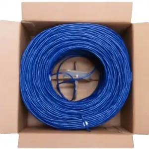 4xem 4XCAT61000BL 1000ft Cat6 Blue 24awg Network